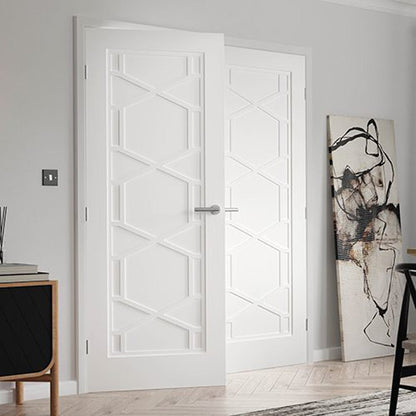 JB Kind Quartz White Internal Door - JJ Building Materials