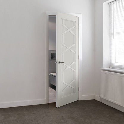 JB Kind Quartz White Internal Door - JJ Building Materials