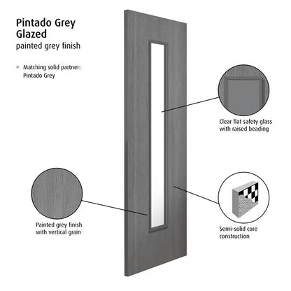 JB Kind Rushmore White Primed Door - JJ Building Materials