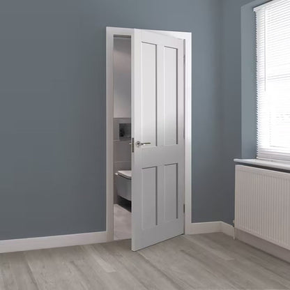 JB Kind Rushmore White Primed Fire Door - JJ Building Materials