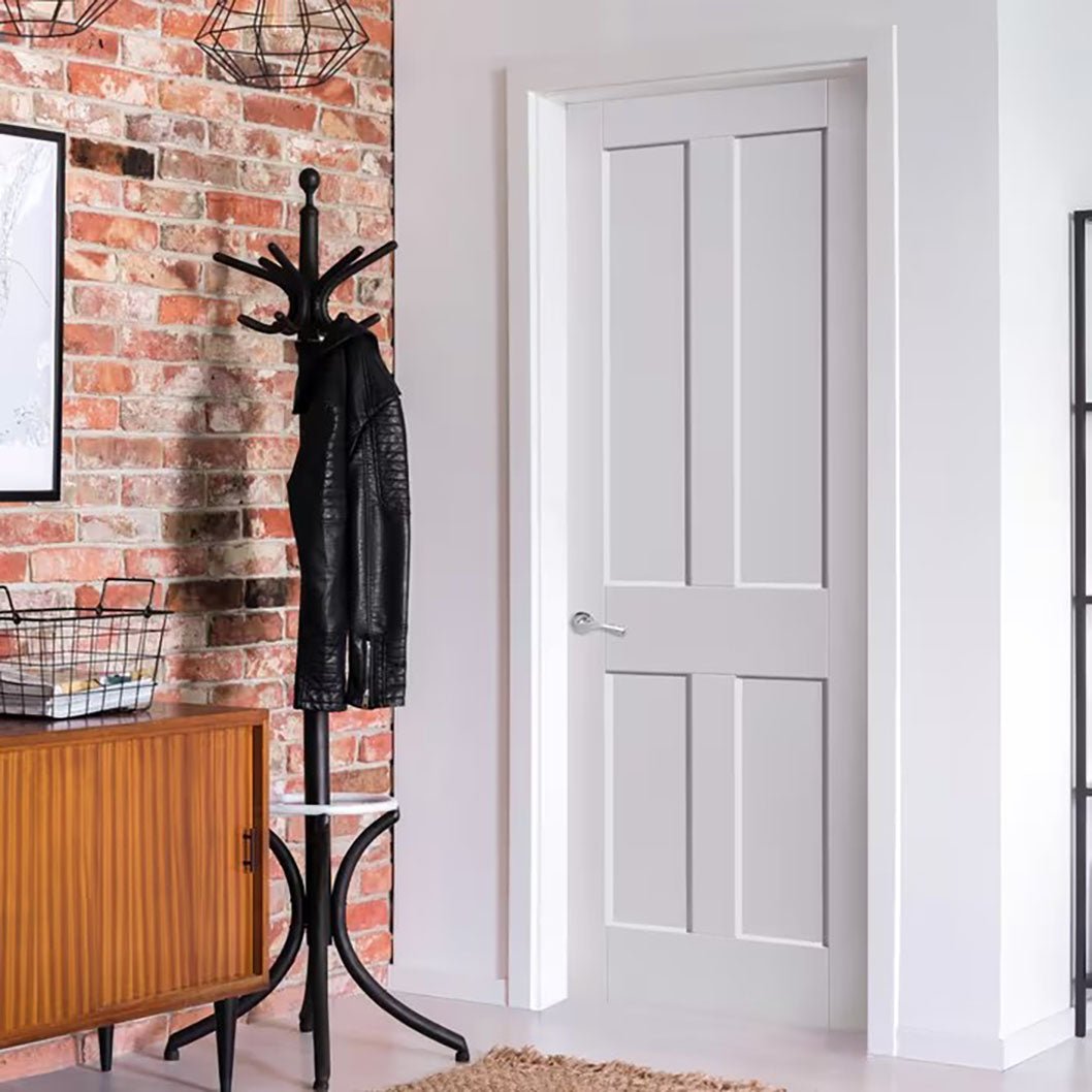 JB Kind Rushmore White Primed Fire Door - JJ Building Materials