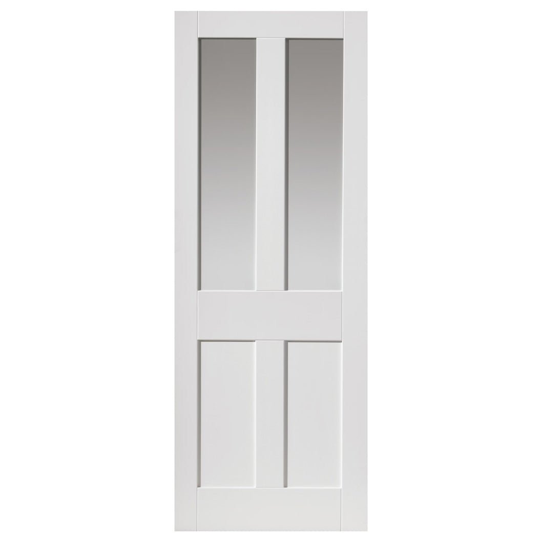 JB Kind Rushmore White Primed Glazed Internal Door - JJ Building Materials