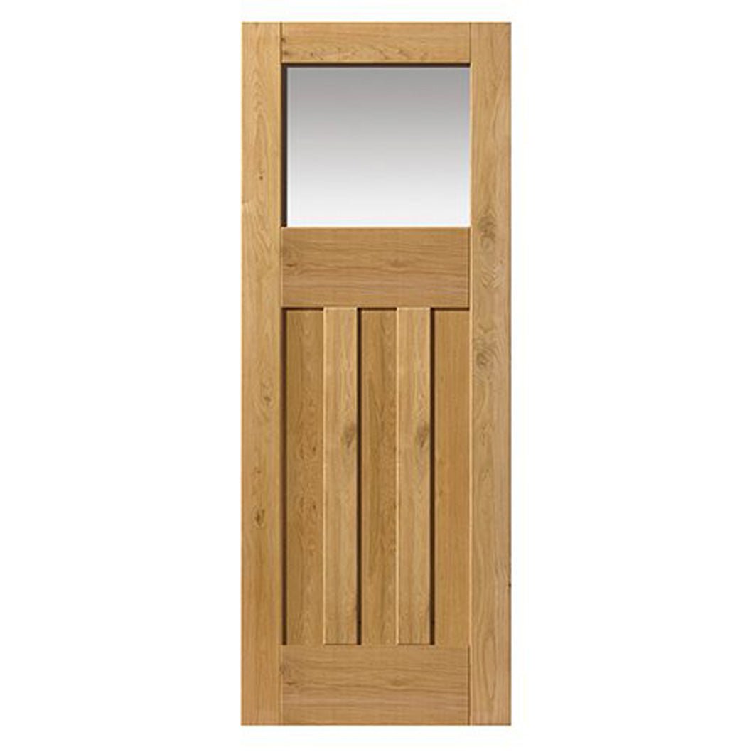 JB Kind Rustic Oak DX Glazed Internal Door - JJ Building Materials