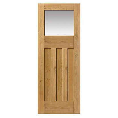 JB Kind Rustic Oak DX Glazed Internal Door - JJ Building Materials