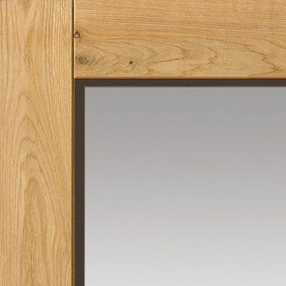 JB Kind Rustic Oak DX Glazed Internal Door - JJ Building Materials