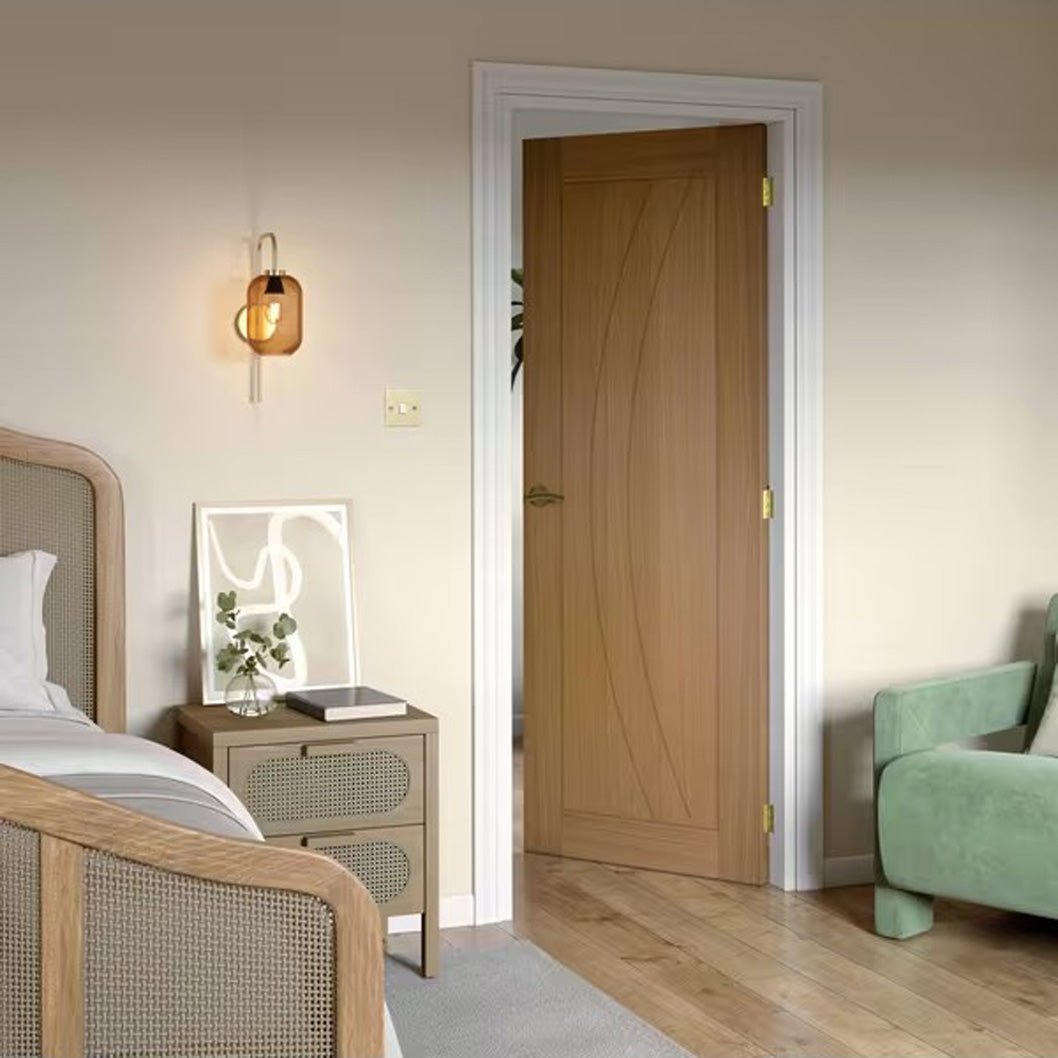 JB Kind Sicily Oak Fully Finished Internal Door - JJ Building Materials