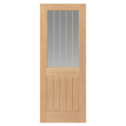 JB Kind Thames 1/2 Light Oak Internal Door - JJ Building Materials