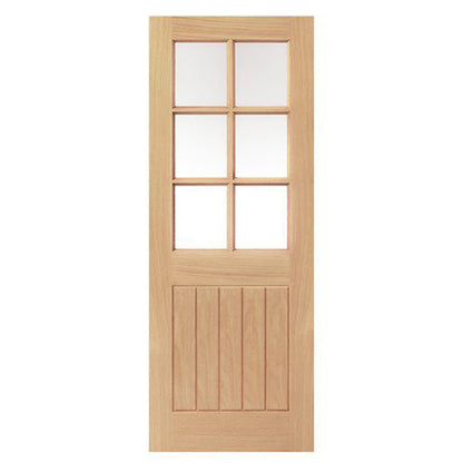 JB Kind Thames 6 Light Internal Oak Glazed Door - JJ Building Materials