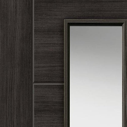 JB Kind Tigris Cinza Glazed Laminate Internal Door - JJ Building Materials
