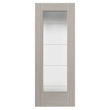 JB Kind Tigris Light Grey Full Glazed Internal Door - JJ Building Materials