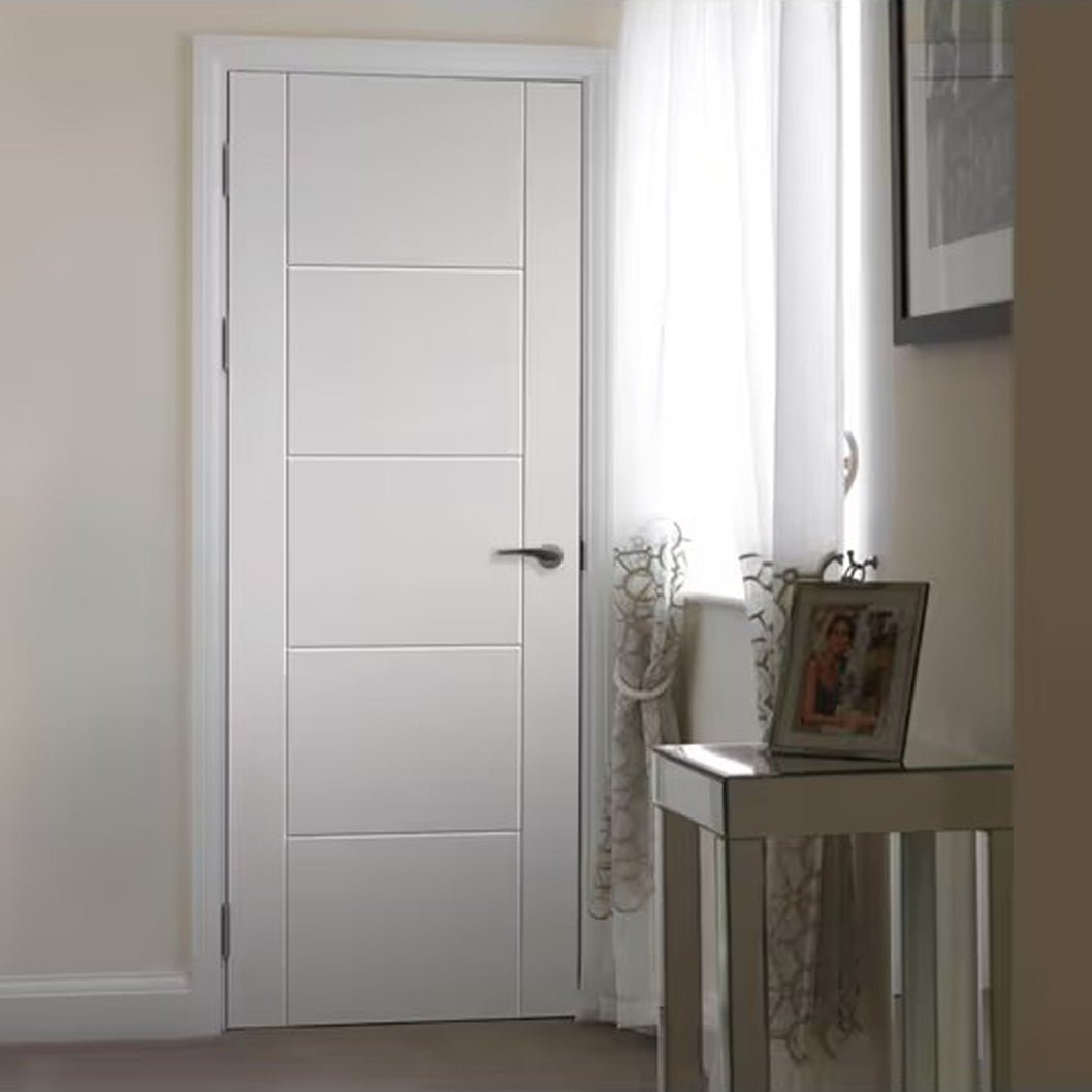 JB Kind Tigris White Primed Internal FD30 Fire Door - JJ Building Materials