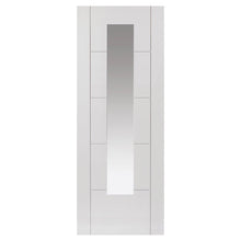 JB Kind Tigris White Primed Slim Glazed Internal Door - JJ Building Materials