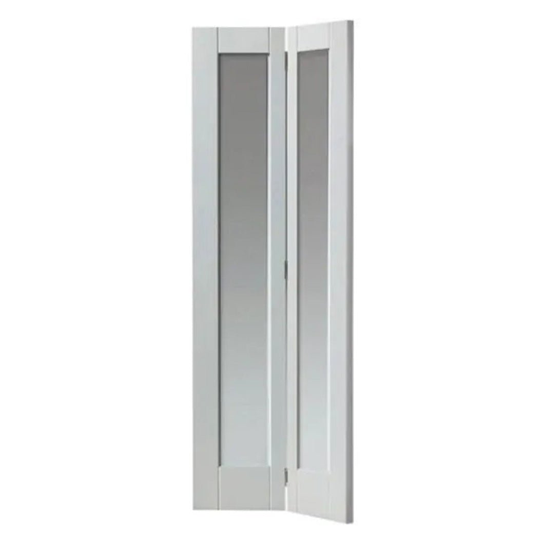 JB Kind Tobago White Glazed Internal Bi-fold Door - JJ Building Materials