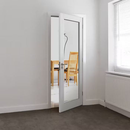 JB Kind Tobago White Primed Glazed Internal Door - JJ Building Materials