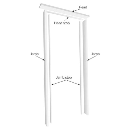 JB Kind Universal White Primed Door Lining Set - JJ Building Materials