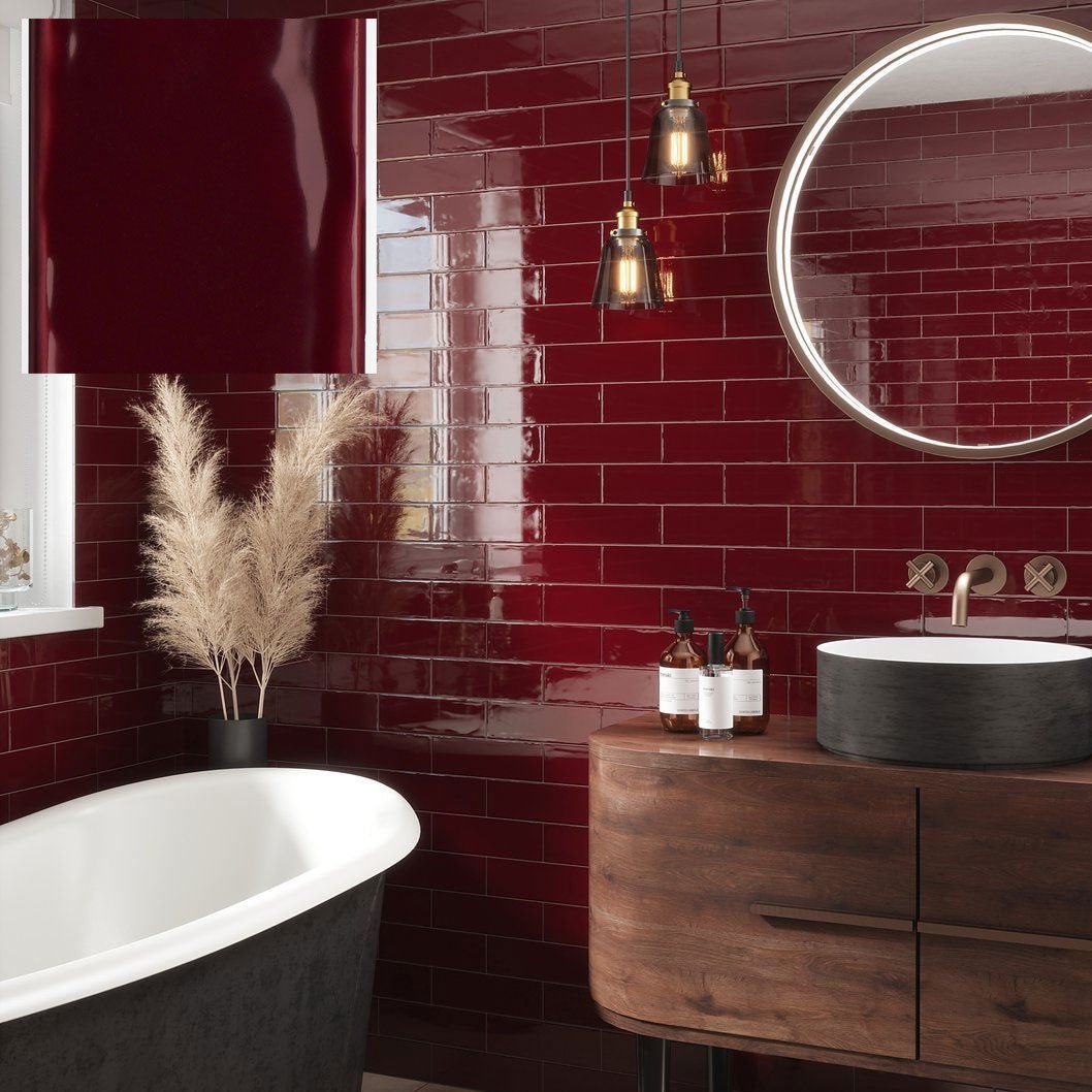 Johnson Tiles 1901 245x75mm Gloss Ceramic Wall Tiles - JJ Building Materials