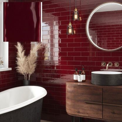 Johnson Tiles 1901 245x75mm Gloss Ceramic Wall Tiles - JJ Building Materials