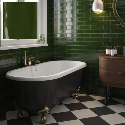 Johnson Tiles 1901 245x75mm Gloss Ceramic Wall Tiles - JJ Building Materials