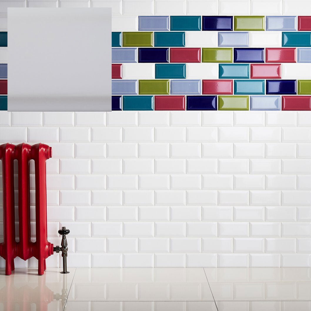 Johnson Tiles Bevel 200x100mm Glazed Ceramic Gloss Wall Tiles - JJ Building Materials