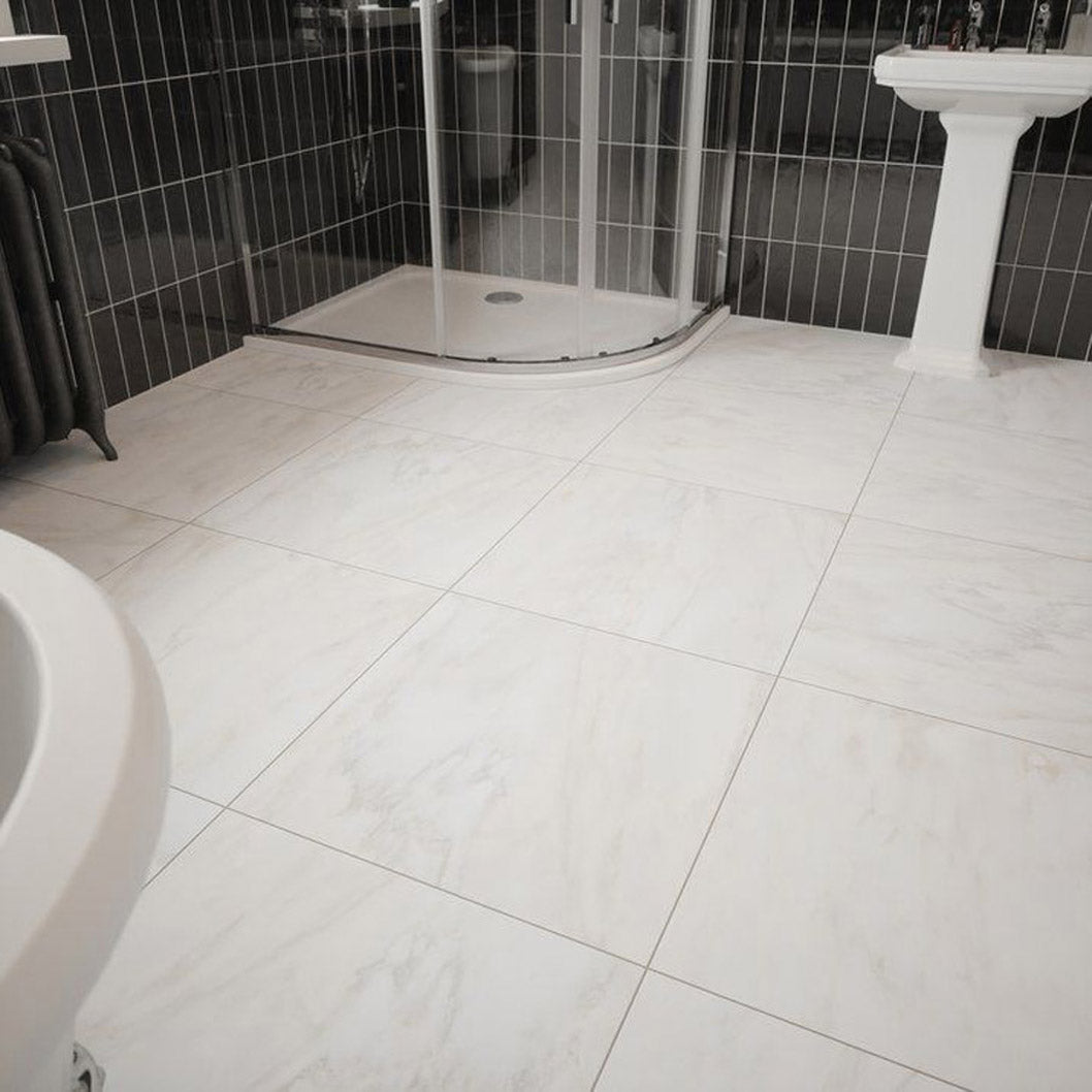 Johnson Tiles Bianco Glazed Porcelian Wall & Floor Tiles - JJ Building Materials