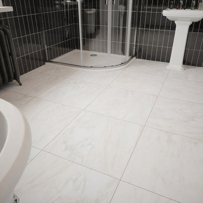 Johnson Tiles Bianco Glazed Porcelian Wall & Floor Tiles - JJ Building Materials