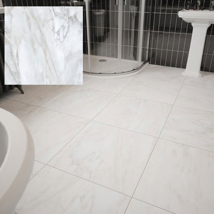 Johnson Tiles Bianco Glazed Porcelian Wall & Floor Tiles - JJ Building Materials