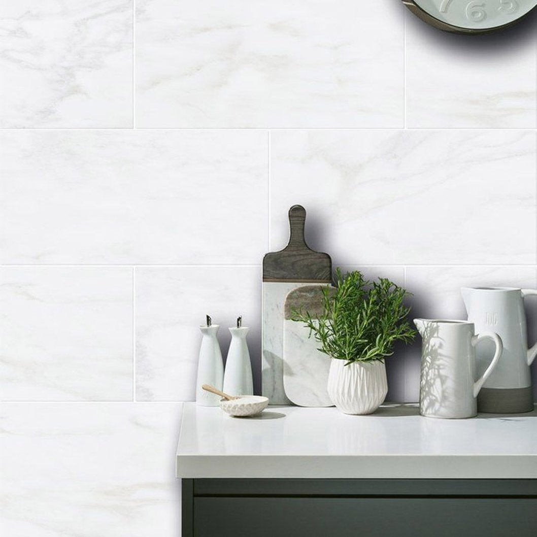 Johnson Tiles Bianco Glazed Porcelian Wall & Floor Tiles - JJ Building Materials