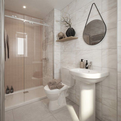 Johnson Tiles Bianco Glazed Porcelian Wall & Floor Tiles - JJ Building Materials