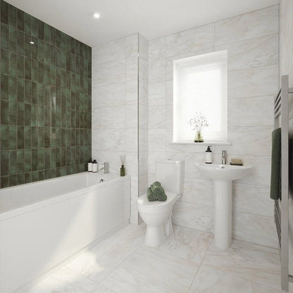 Johnson Tiles Bianco Glazed Porcelian Wall & Floor Tiles - JJ Building Materials