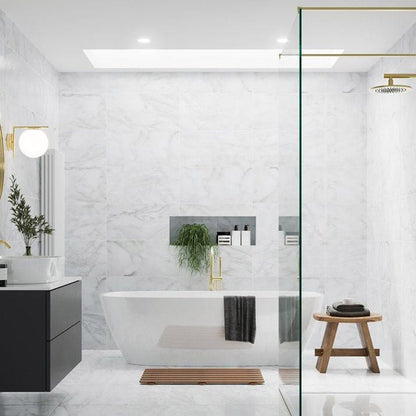 Johnson Tiles Bianco Glazed Porcelian Wall & Floor Tiles - JJ Building Materials