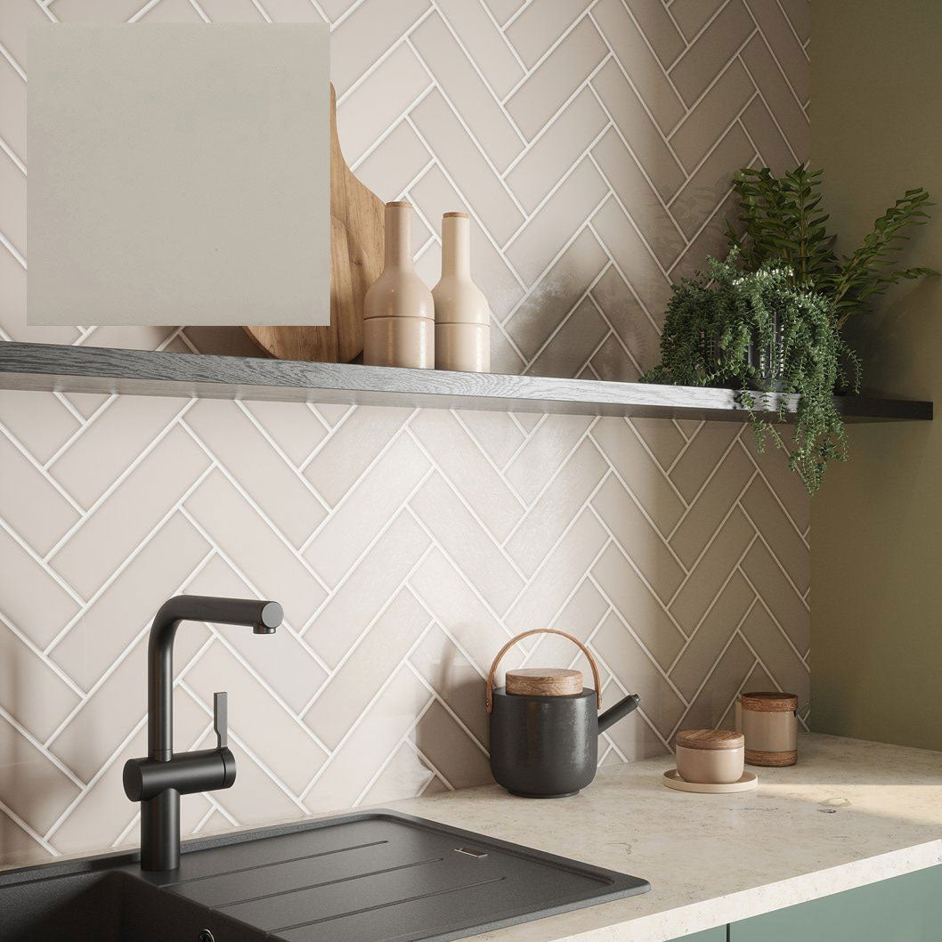 Johnson Tiles South Bank 245x75mm Glazed Ceramic Wall Tiles - JJ Building Materials