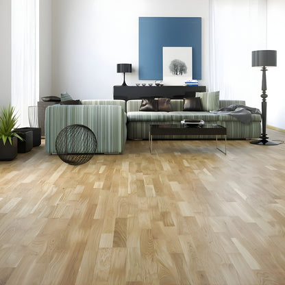 Jura Oak Strip Smooth UV Oil Engineered Wood Flooring - 3.18m2 Pack Size | Classic Range