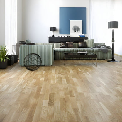 Jura Oak Strip Smooth UV Oil Engineered Wood Flooring - 3.18m2 Pack Size | Classic Range - JJ Building Materials