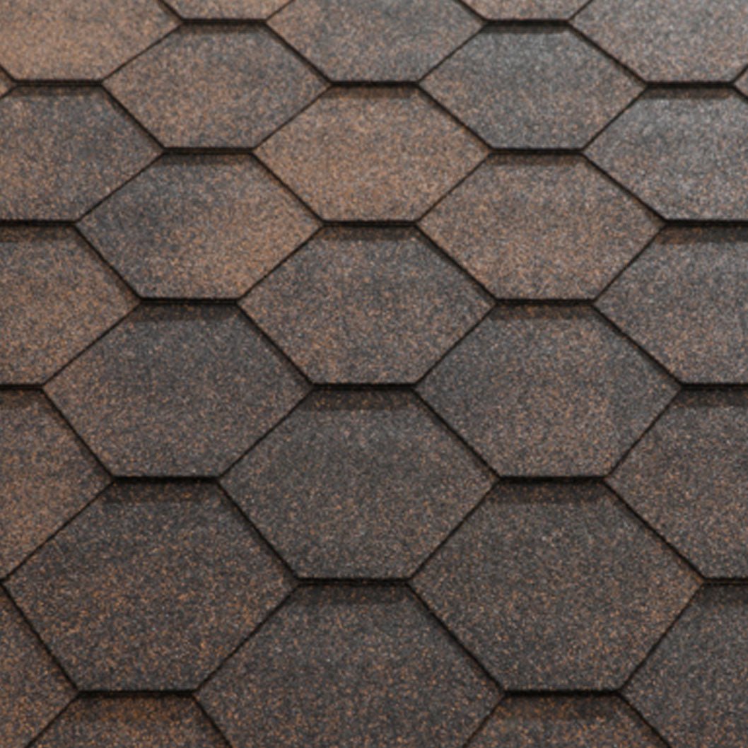 Katepal Super Jazzy Hexagonal Felt Roofing Shingles - JJ Building Materials