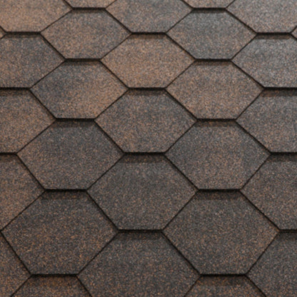 Katepal Super Jazzy Hexagonal Felt Roofing Shingles - JJ Building Materials