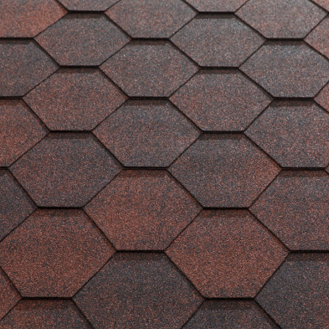 Katepal Super Jazzy Hexagonal Felt Roofing Shingles - JJ Building Materials