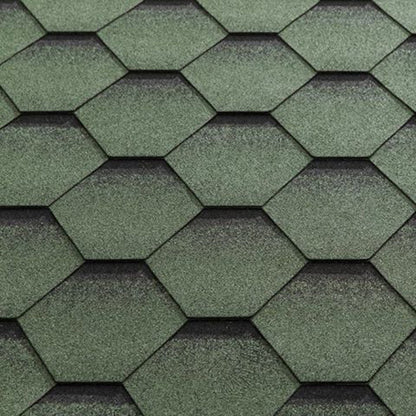 Katepal Super Katrilli Hexagonal Felt Roofing Shingles - JJ Building Materials