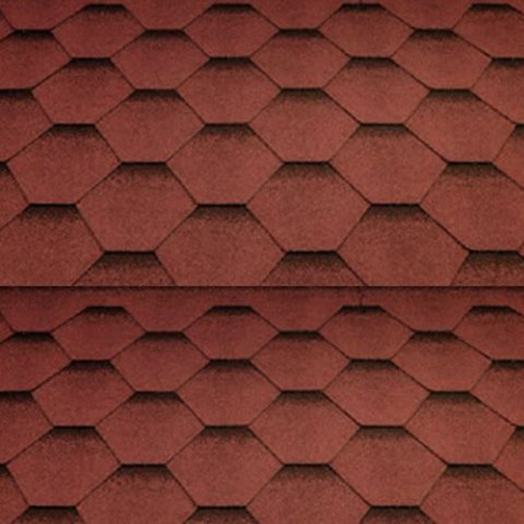 Katepal Super Katrilli Hexagonal Felt Roofing Shingles - JJ Building Materials