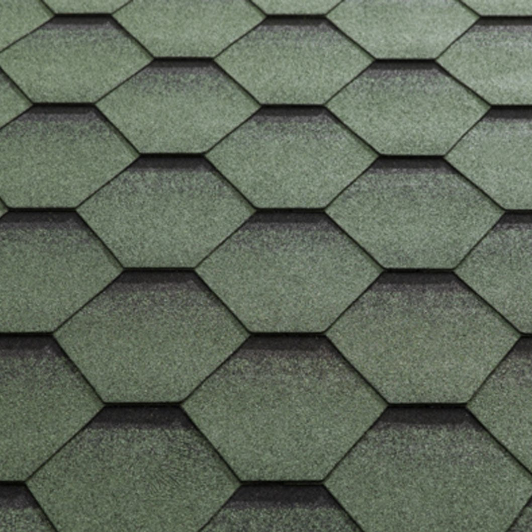 Katepal Super Katrilli Hexagonal Felt Roofing Shingles - JJ Building Materials