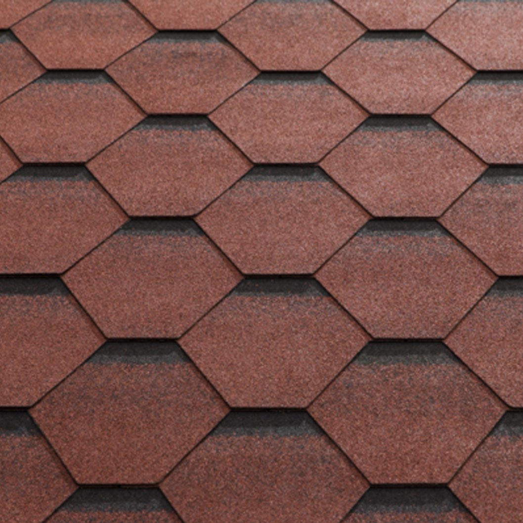 Katepal Super Katrilli Hexagonal Felt Roofing Shingles - JJ Building Materials