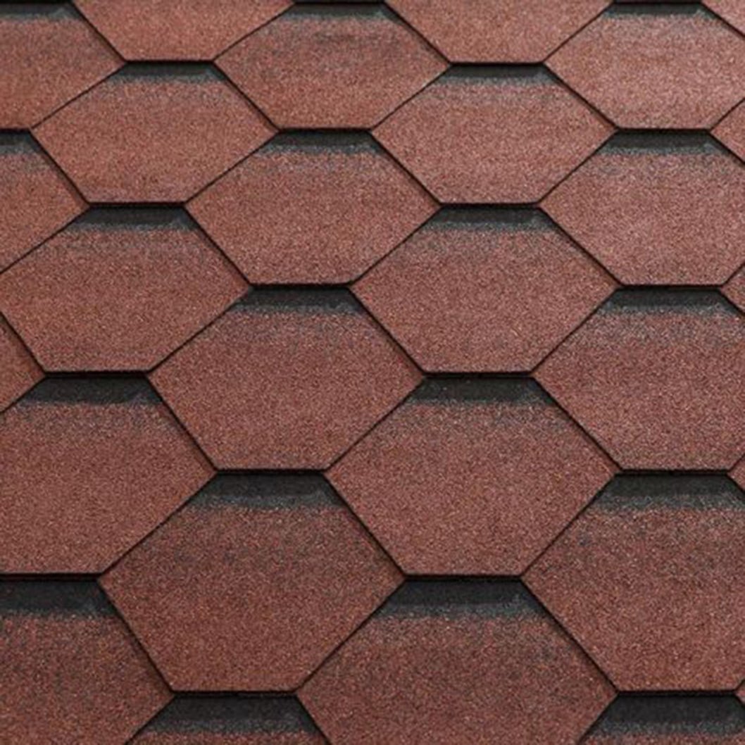 Katepal Super Katrilli Hexagonal Felt Roofing Shingles - JJ Building Materials