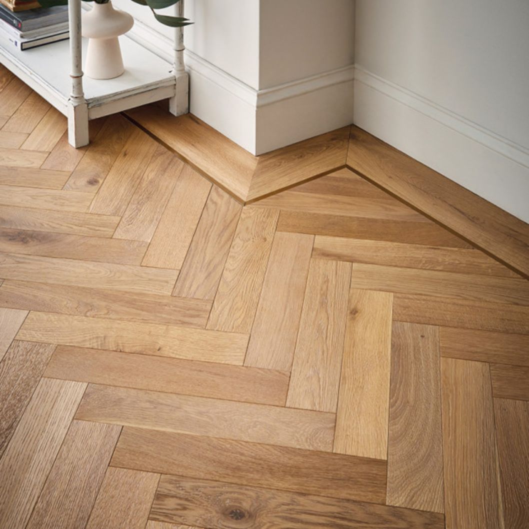 Katsura Oak Block Brushed UV Oil Engineered Wood Flooring - 0.648m2 Pack Size | Parquet Range - JJ Building Materials