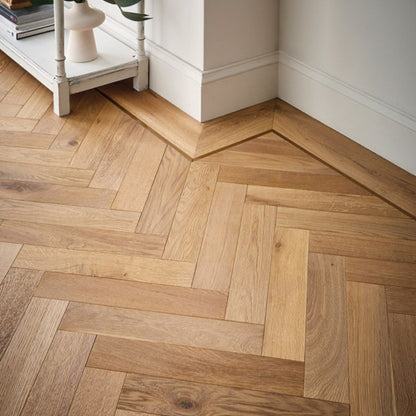 Katsura Oak Block Brushed UV Oil Engineered Wood Flooring - 0.648m2 Pack Size | Parquet Range - JJ Building Materials