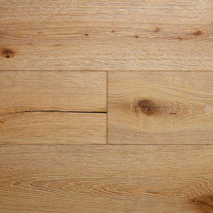 Katsura Oak Plank Brushed UV Oil Engineered Wood Flooring - 2.17m2 Pack Size | Contemporary Range - JJ Building Materials