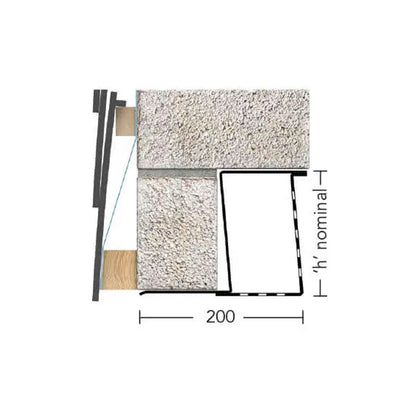 Keystone BOX/K200 200mm Box Steel Lintel - JJ Building Materials