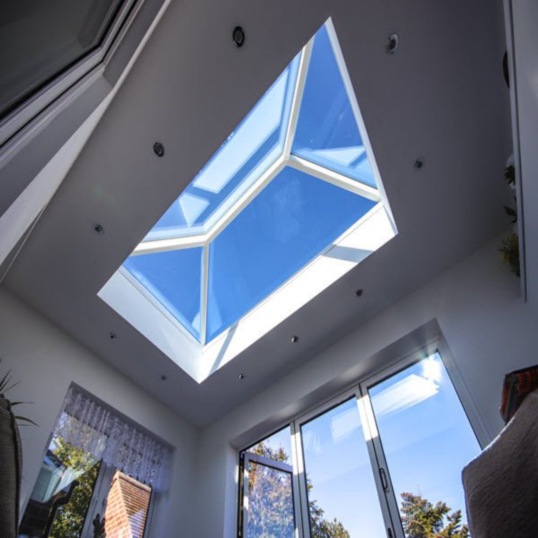 Korniche Roof Lantern With Blue Tint Glazing - JJ Building Materials