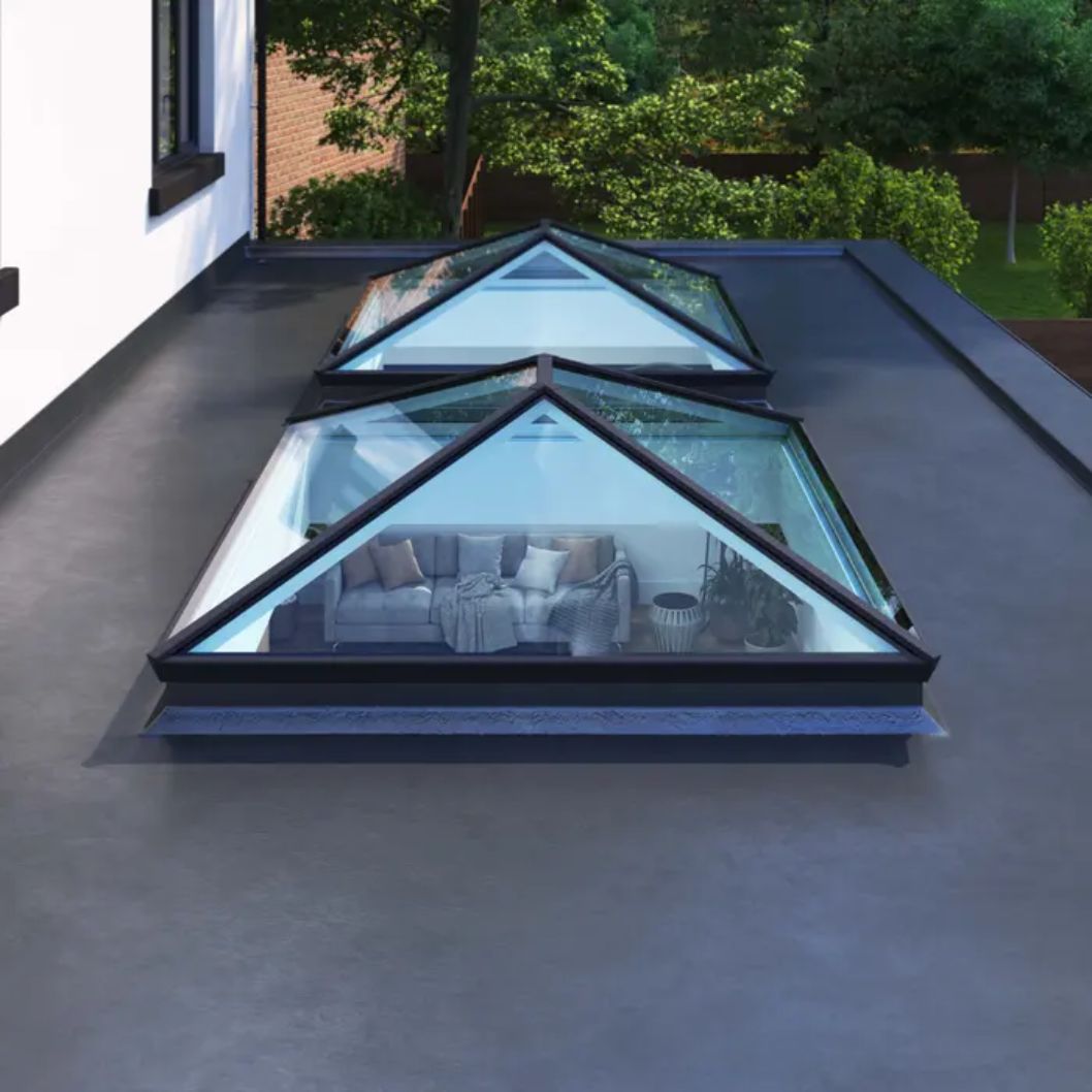 Korniche Roof Lantern With Neutral Tint Glazing - JJ Building Materials