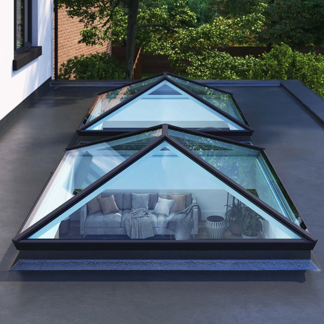 Korniche Roof Lantern With Premium Blue Tint Glazing - JJ Building Materials