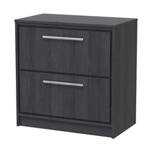 Hudson Reed Lille 800mm Floor Standing 2-drawer Vanity With Worktop Contemp Graphite Grey Woodgrain MFC Textured Woodgrain 818x805x460mm