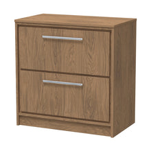 Hudson Reed Lille 800mm Floor Standing 2-drawer Vanity With Worktop Contemp Antique Oak MFC Textured Woodgrain 818x805x460mm